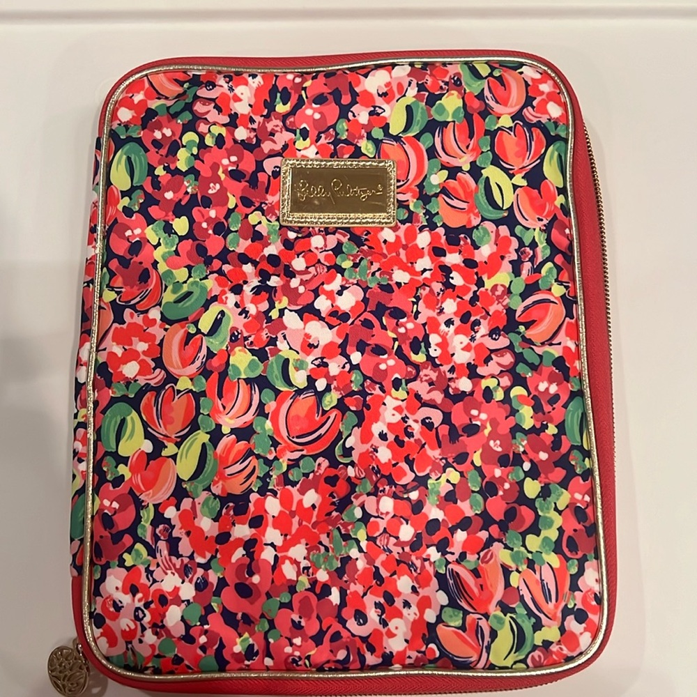 Lily Pulitzer Folio Agenda Like new EUC laptop case